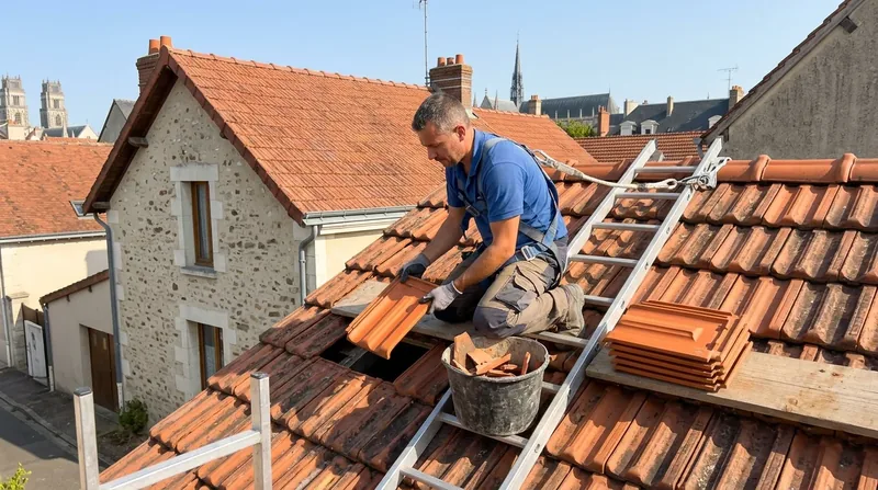 Remplacement & Réparation de tuiles Orléans